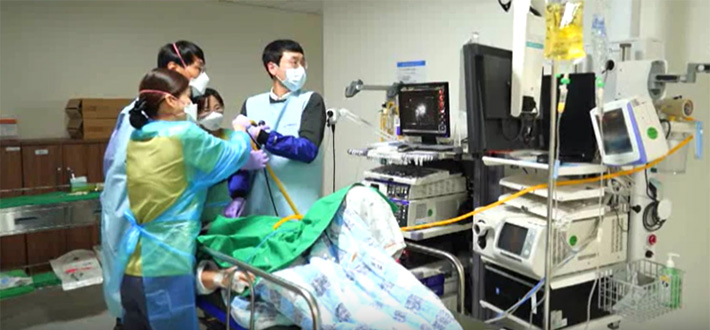 방사형 기관지 초음파 내시경